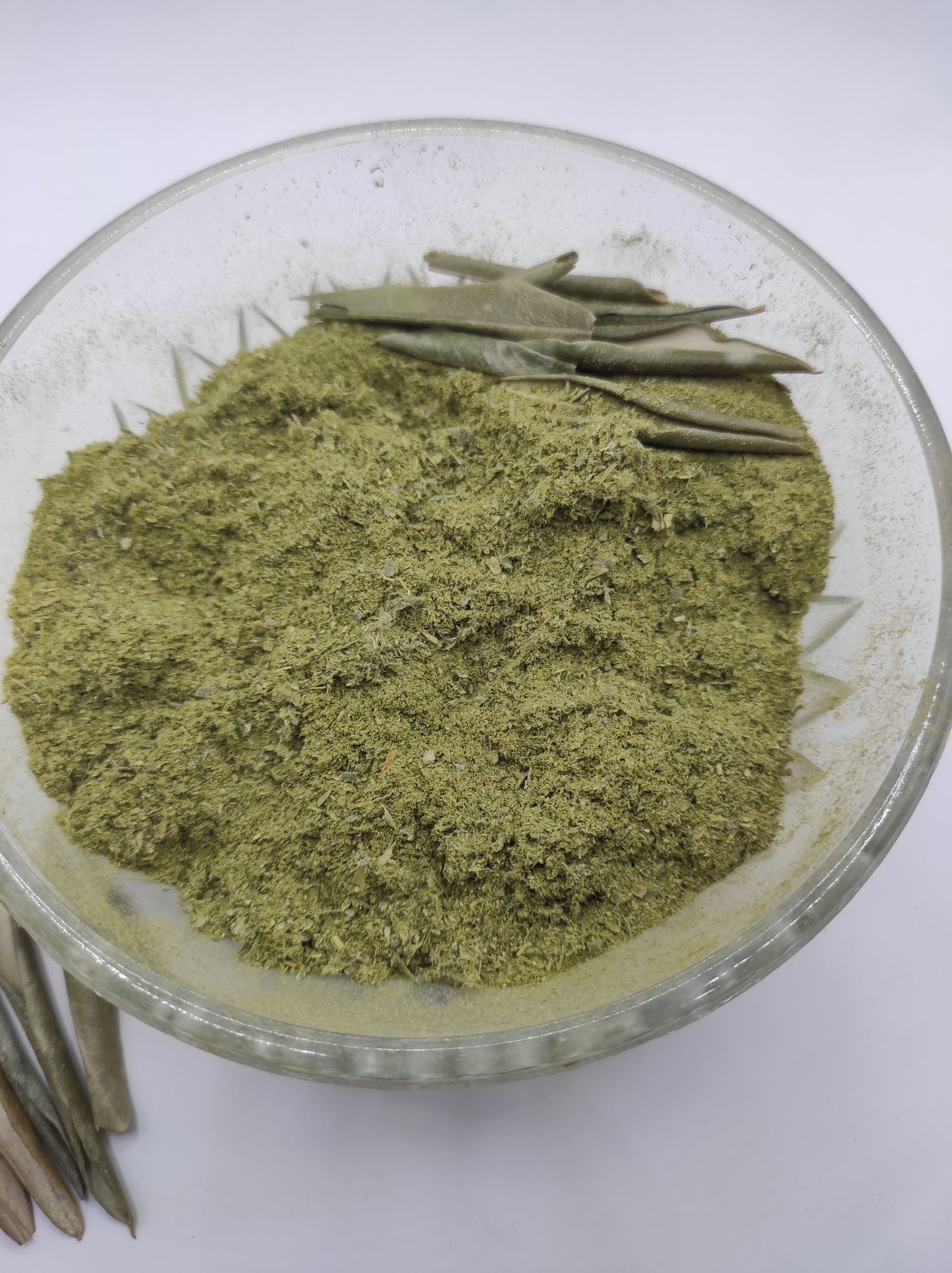 Organic Olive Leaf Powder Tea Olea europaea Dried Leaves Bio Natural