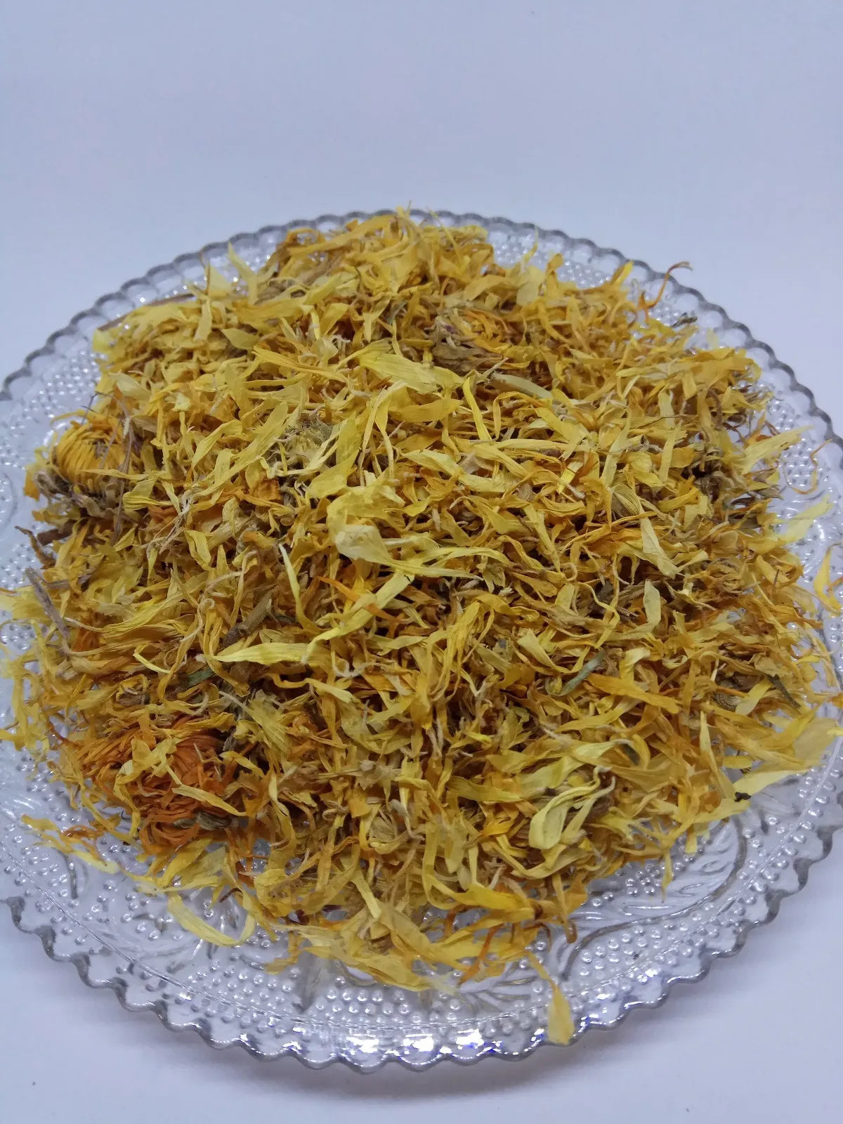 Organic Calendula Flowers Marigold – Dried Tea Herb, 100% Natural, Loose Leaf, Herbal Tea,