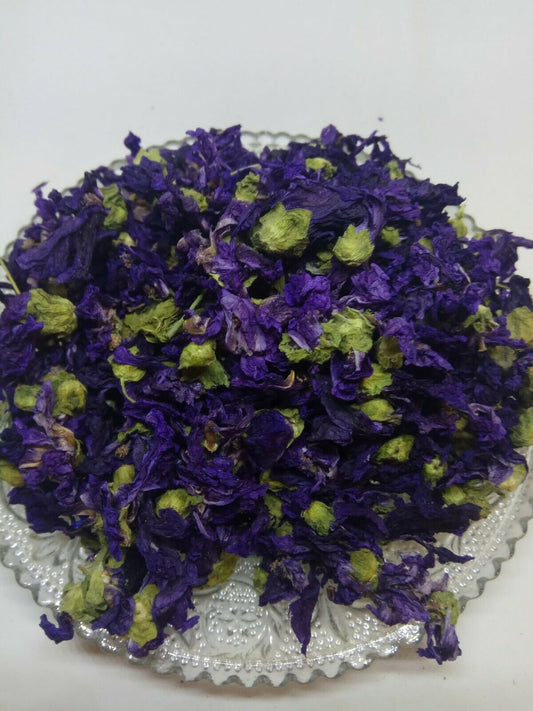 Mallow Flower Malva sylvestris Organic Dried Herb Soothing Herbal Tea