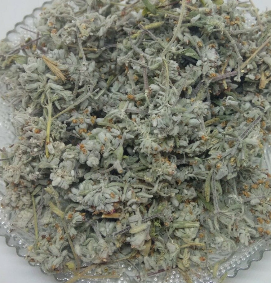 Mountain Germander Teucrium montanum Organic dried tea herb
